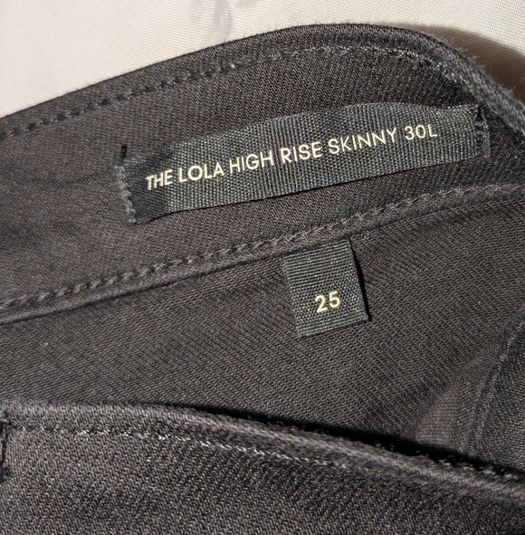 Denim Forum The Lola High Rise Skinny 30L Size 25 - Picture 6 of 6